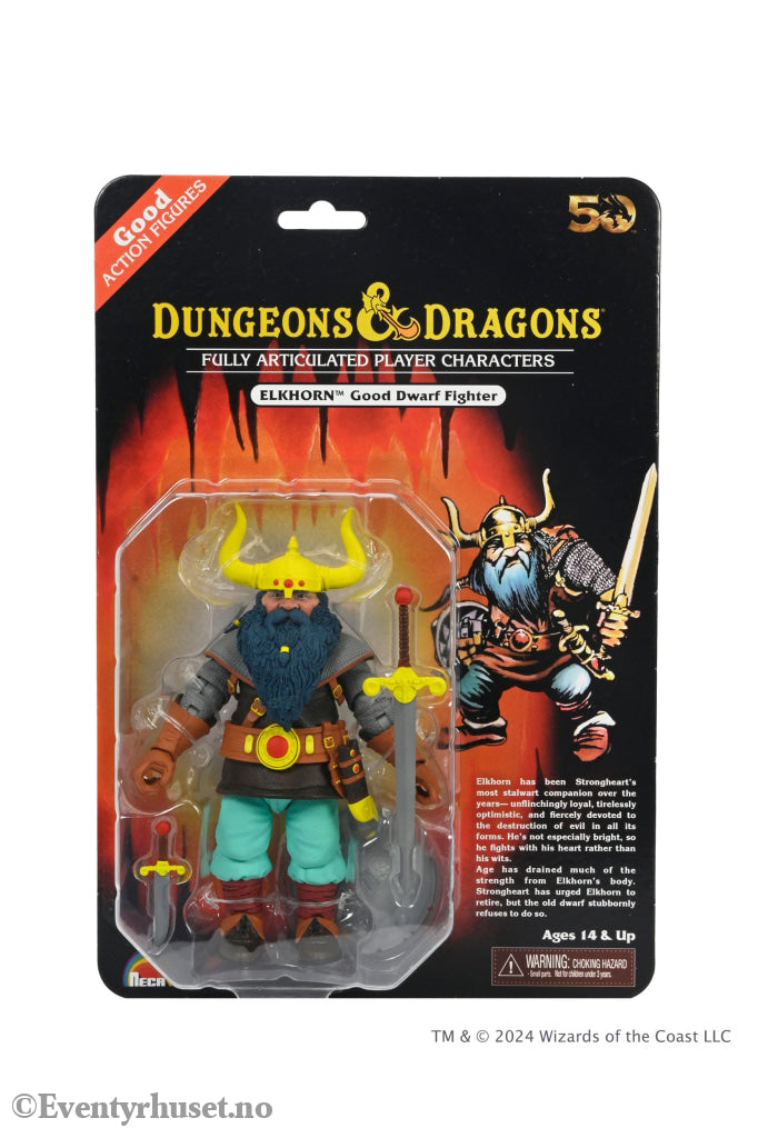 Dungeons and Dragons Scale Action Figure 50th Anniversary Elkhorn on Blister Card 18 cm. Mint In Sealed Box (MISB)!