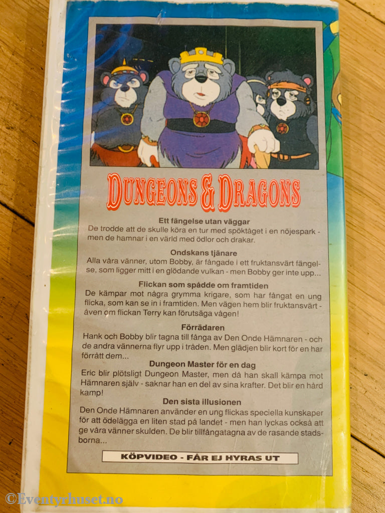 Dungeons & Dragons 1 + 2 (Drager Og Demoner). Vhs. Vhs