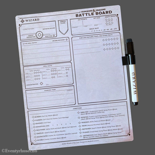 Dungeons & Dragons Battle Board Wizard Games