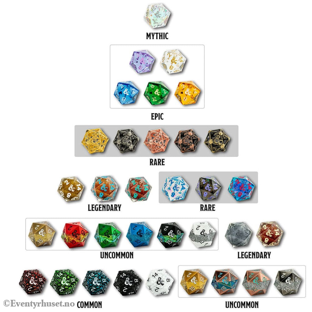 Dungeons & Dragons Blind Mystery Box Dice Fizban’s Treasure d20 25 mm Games