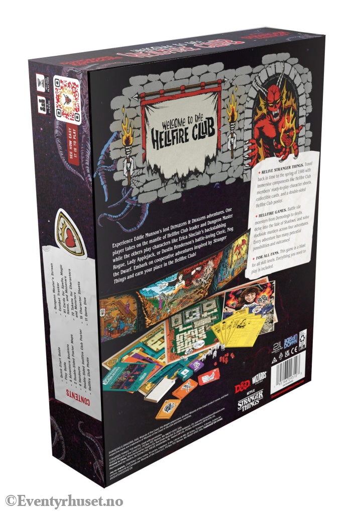 Dungeons & Dragons Board Game Stranger Things: Welcome to the Hellfire Club english. Mint In Sealed Box (MISB)!