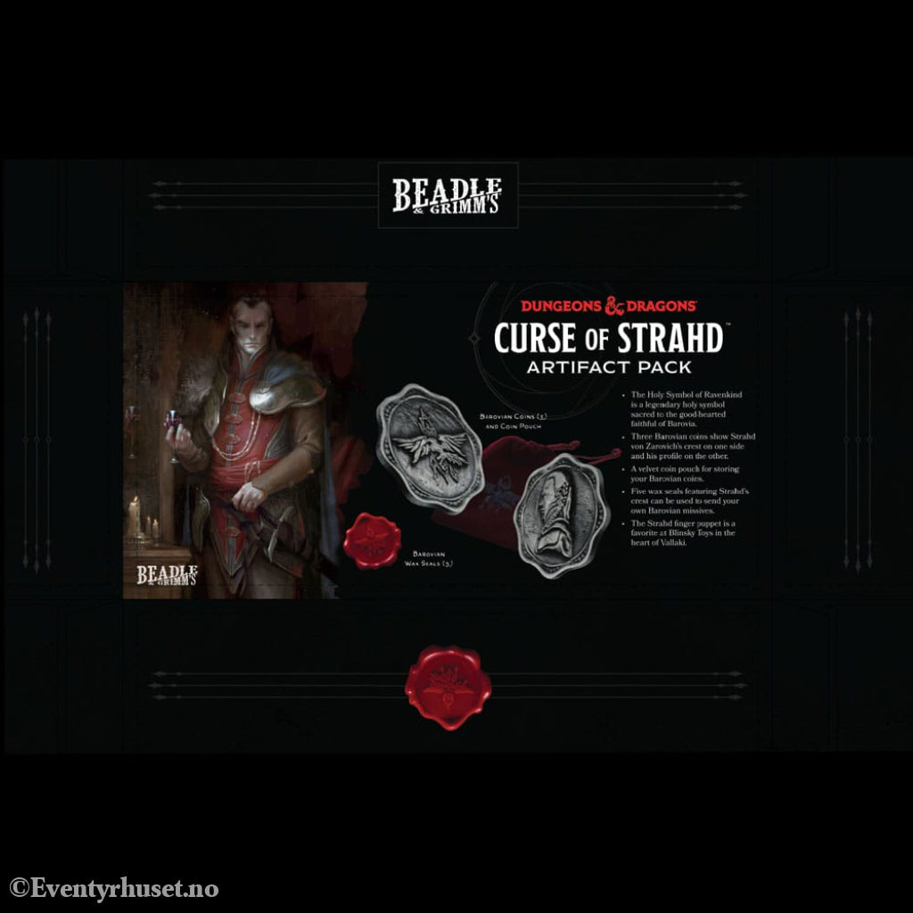 Dungeons & Dragons: Curse of Strahd Geschenkbox Artifact Set Games