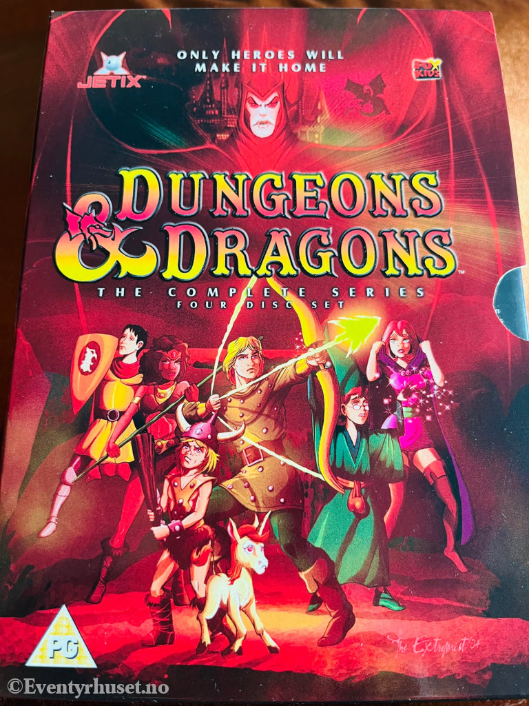 Dungeons & Dragons Den Komplette Serien. Dvd Samleboks.