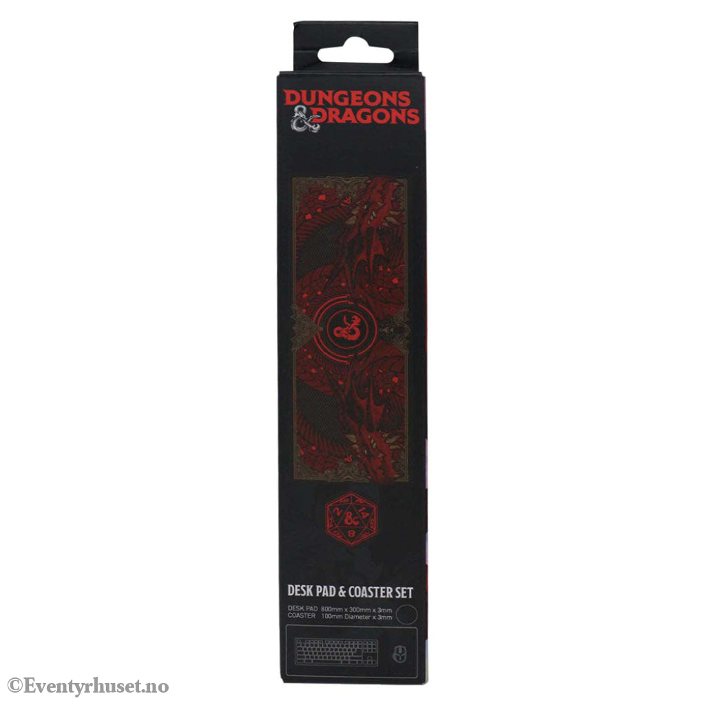 Dungeons & Dragons Desk Pad & Coaster Set Graphic Home & Gifts
