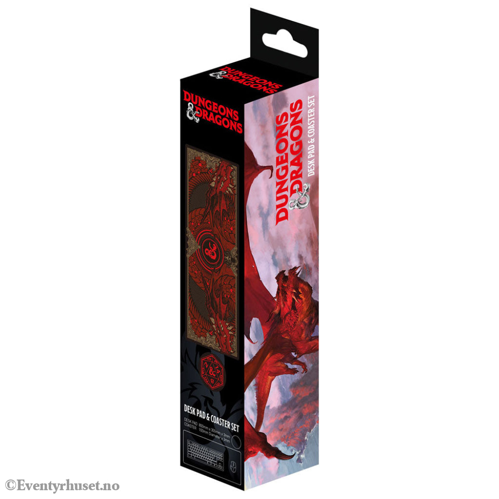 Dungeons & Dragons Desk Pad & Coaster Set Graphic Home & Gifts