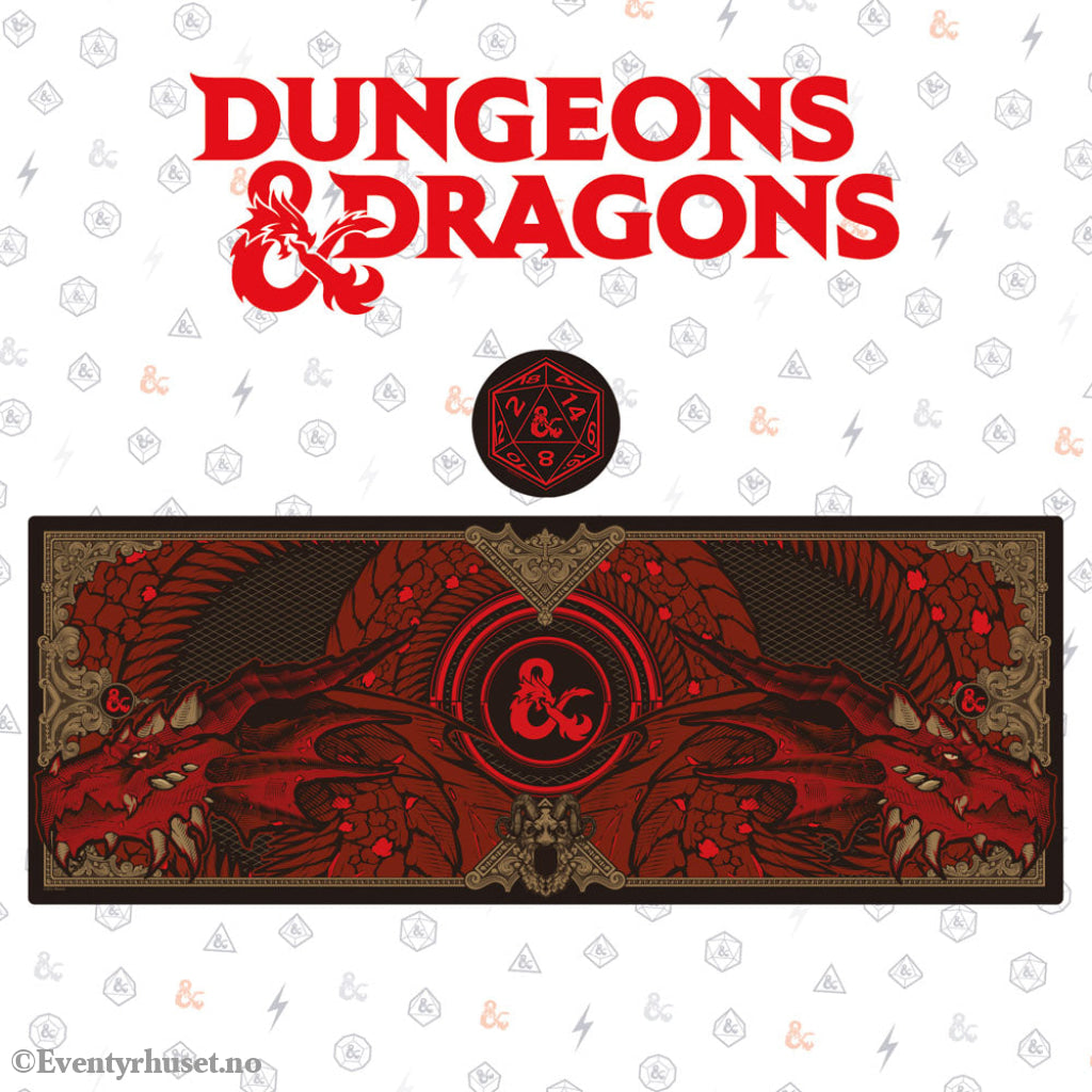 Dungeons & Dragons Desk Pad & Coaster Set Graphic Home & Gifts