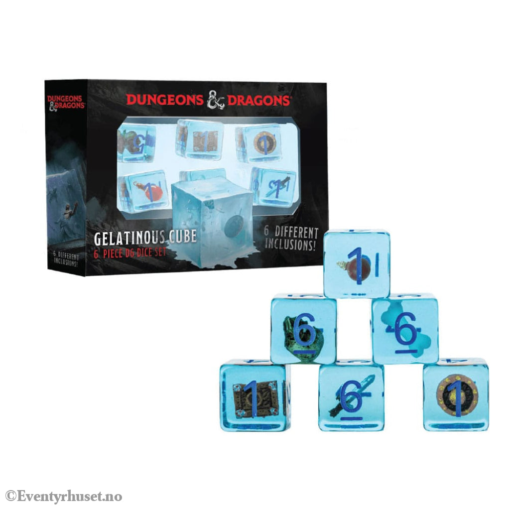 Dungeons & Dragons Dice Set Gelatinous Cube (6) Games