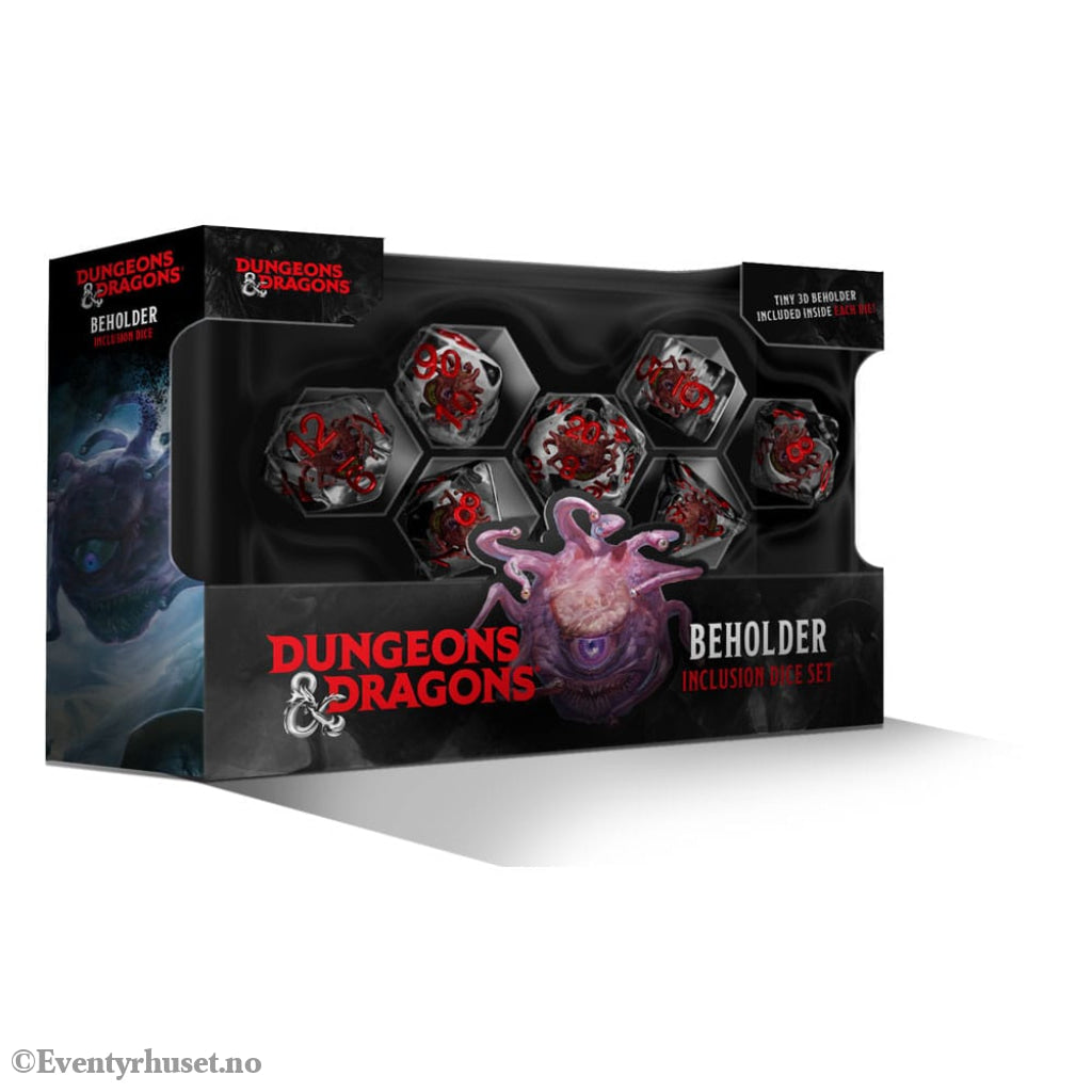 Dungeons & Dragons Dice Set Resin Beholder Set Games
