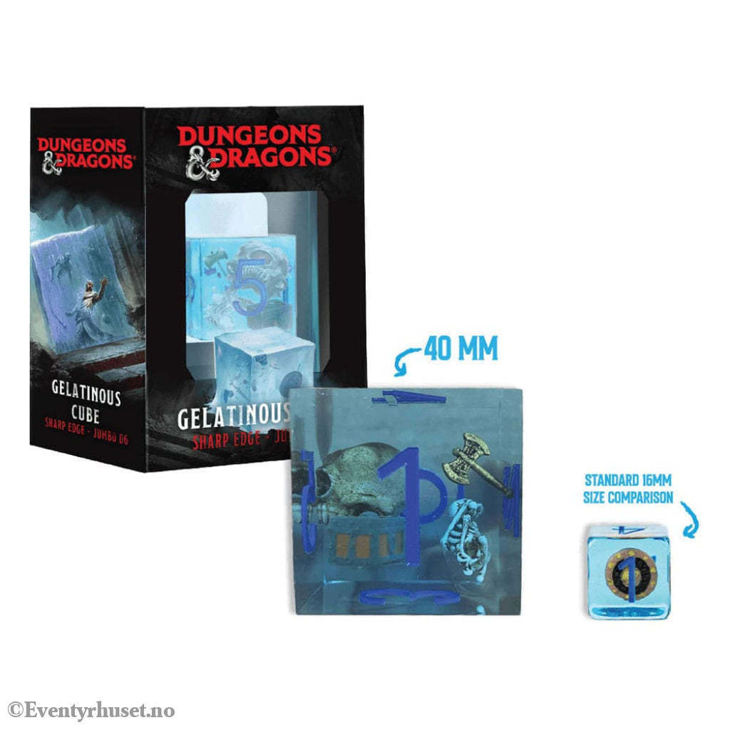 Dungeons & Dragons Jumbo Dice Gelatinous Cube 4 cm Games