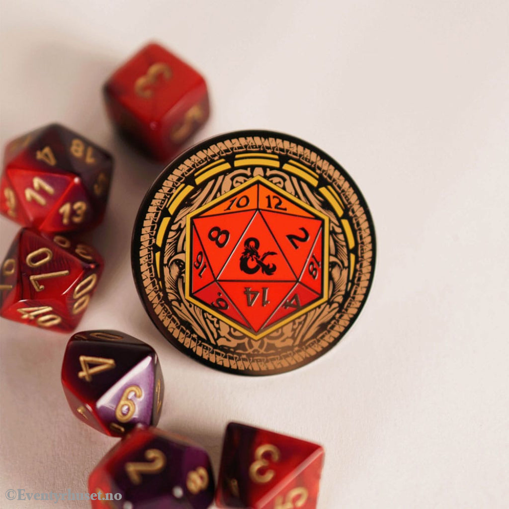 Dungeons & Dragons Pins Blind Box Mystery Mystery D20 Pins Assortment (10) Fashion & Accessories
