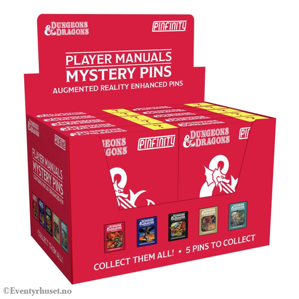 Dungeons & Dragons Pins Blind Box Mystery Mystery Player Manuel Pins Assortment (10) Fashion & Accessories