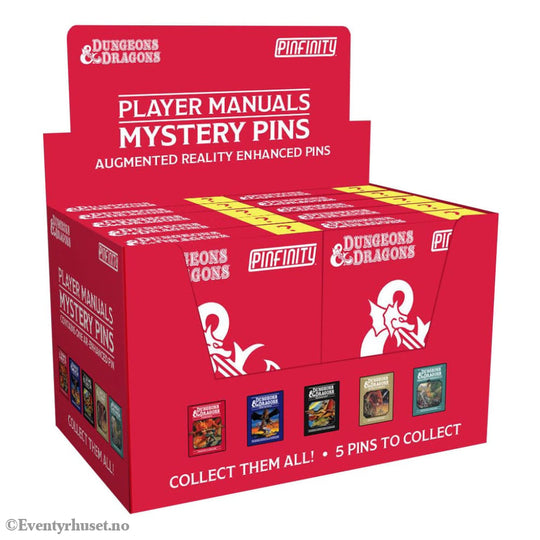 Dungeons & Dragons Pins Blind Box Mystery Mystery Player Manuel Pins Assortment (10) Fashion & Accessories