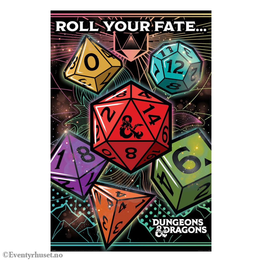 Dungeons & Dragons Poster Pack Roll Your Fate 61 x 91 cm (4) Home & Gifts