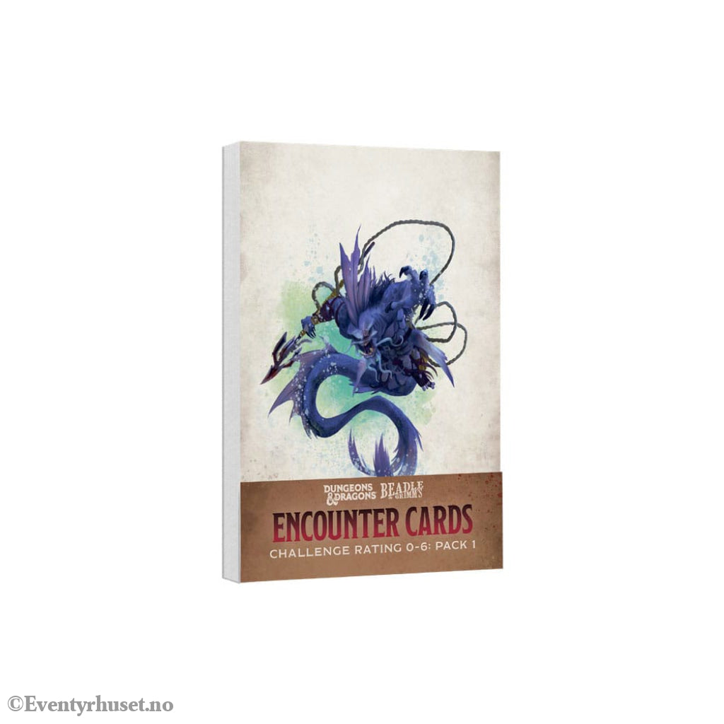 Dungeons & Dragons RPG Encounter Cards Challenge Rating 0-6: Pack 1 *english* Games