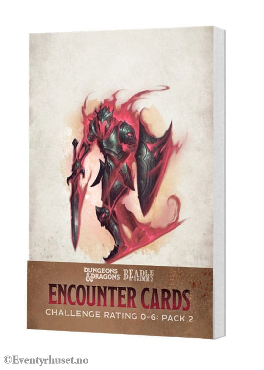 Dungeons & Dragons RPG Encounter Cards Challenge Rating 0-6: Pack 2 *english* Games