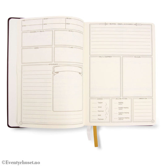 Dungeons & Dragons RPG Journal 5e Blue Games