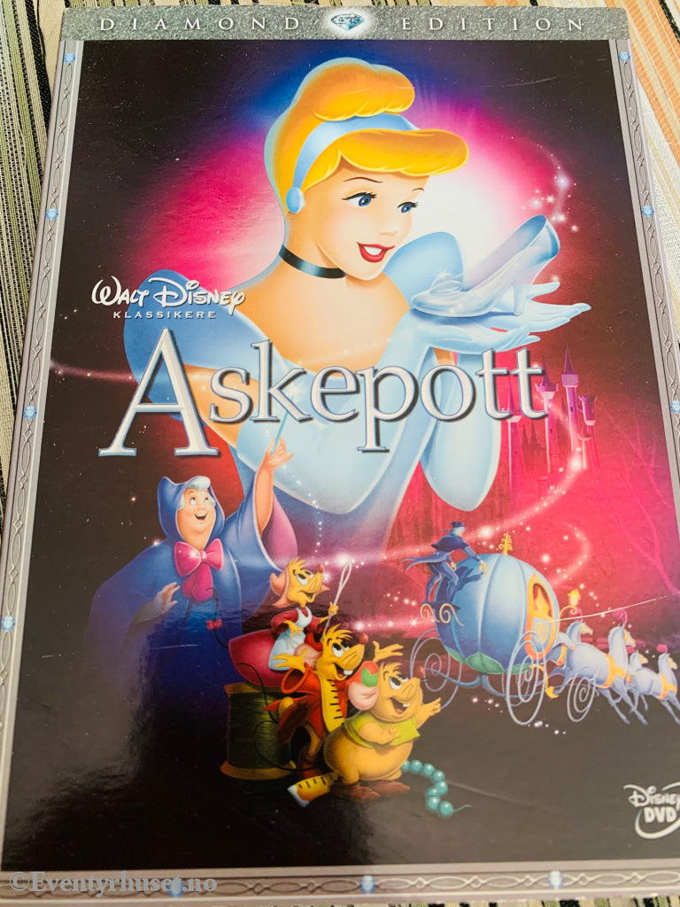 Dvd Gullnummer 12. Askepott. 1950. Diamond Edition. Slipcase. Ny I Plast!