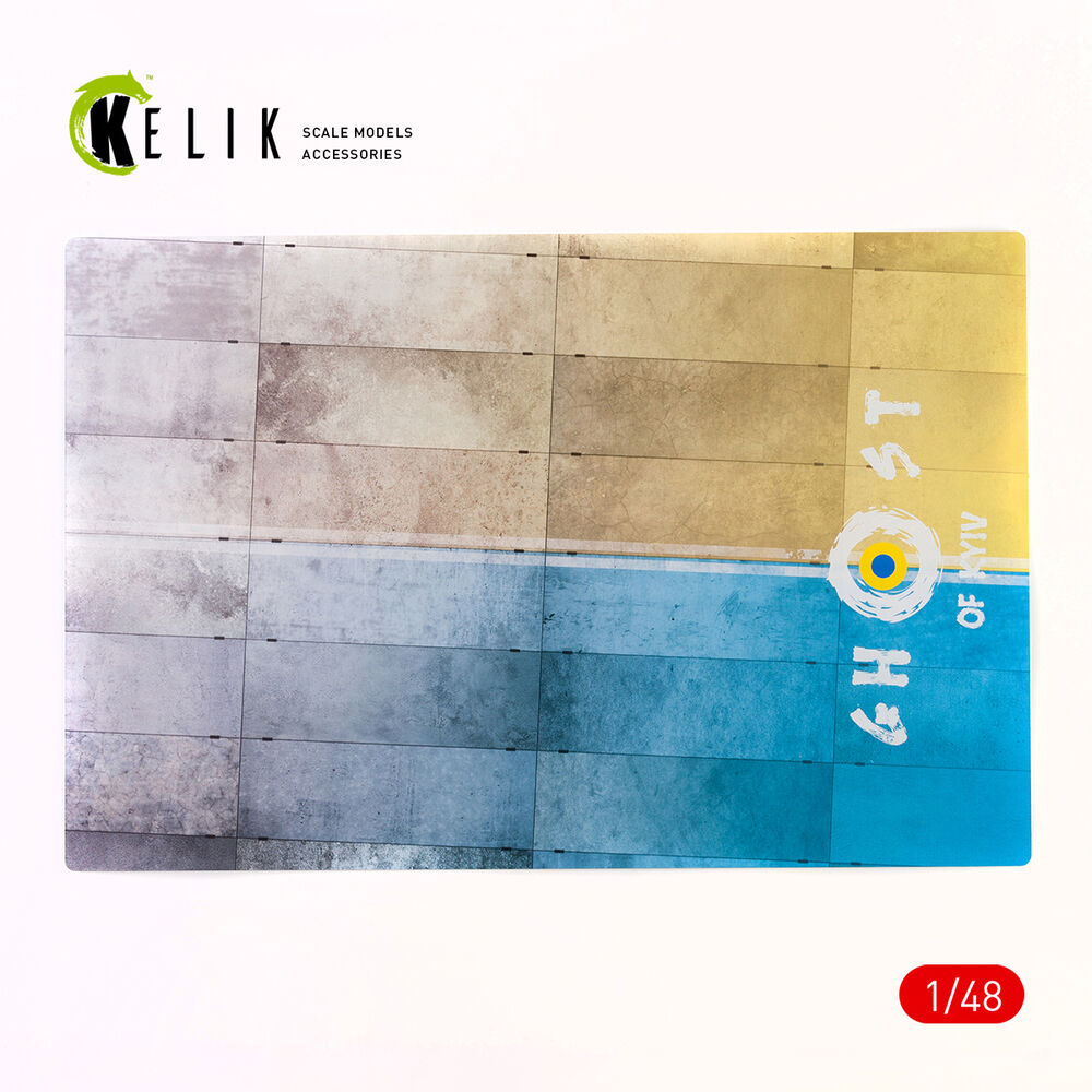 Concrete plates Ghost of Kyiv Base - Acrylic 3 mm (410 x 270 mm) (410 g)