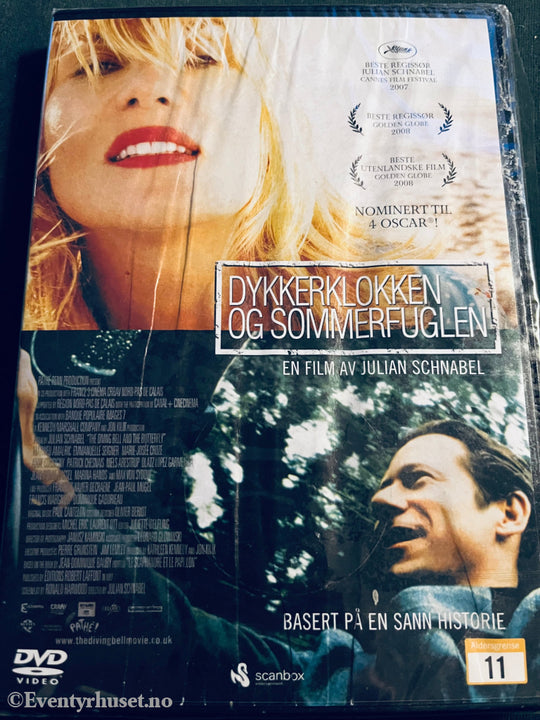 Dykkerklokken Og Sommerfuglen. 2007. Dvd. Ny I Plast! Dvd