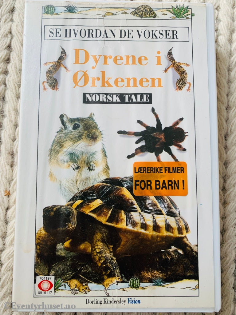 Dyrene I Ørkenen. 1994. Vhs. Vhs