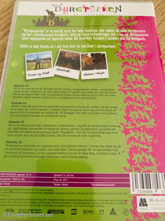 Dyrepasserne. Episode 13-16. 2011. Dvd. Dvd