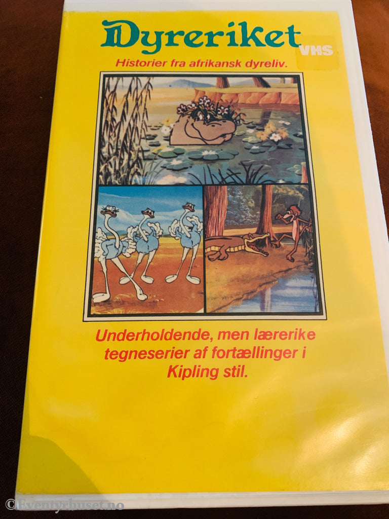 Dyreriket. 1981. VHS Big Box.