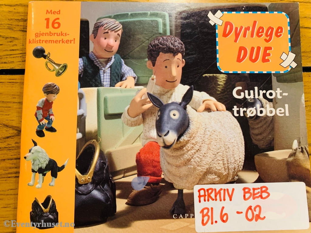 Dyrlege Due - Gulrot-Trøbbel (Nrk). 2000/02. Brukt Klistremerkealbum. Klistremerkealbum