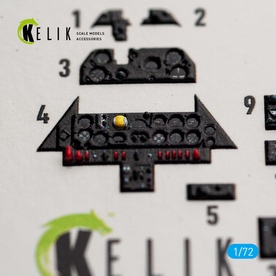 SB2C-5 - interior 3D decals for Academy / Special Hobby
