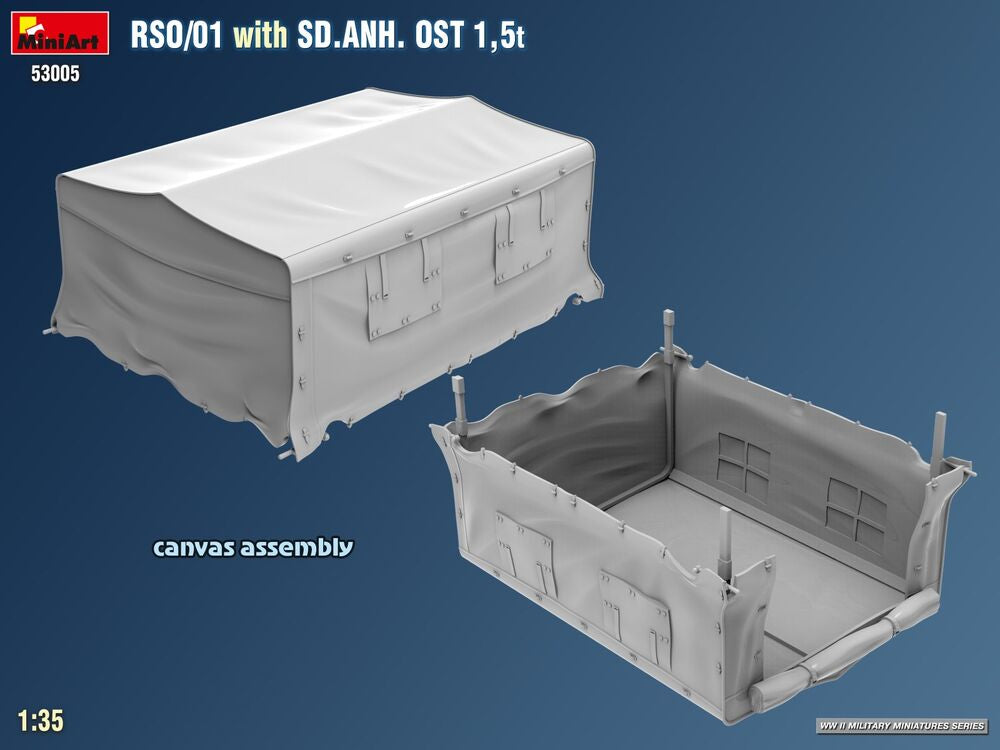 RSO/01 with Trailer Sd.Anh. Ost 1,5 t