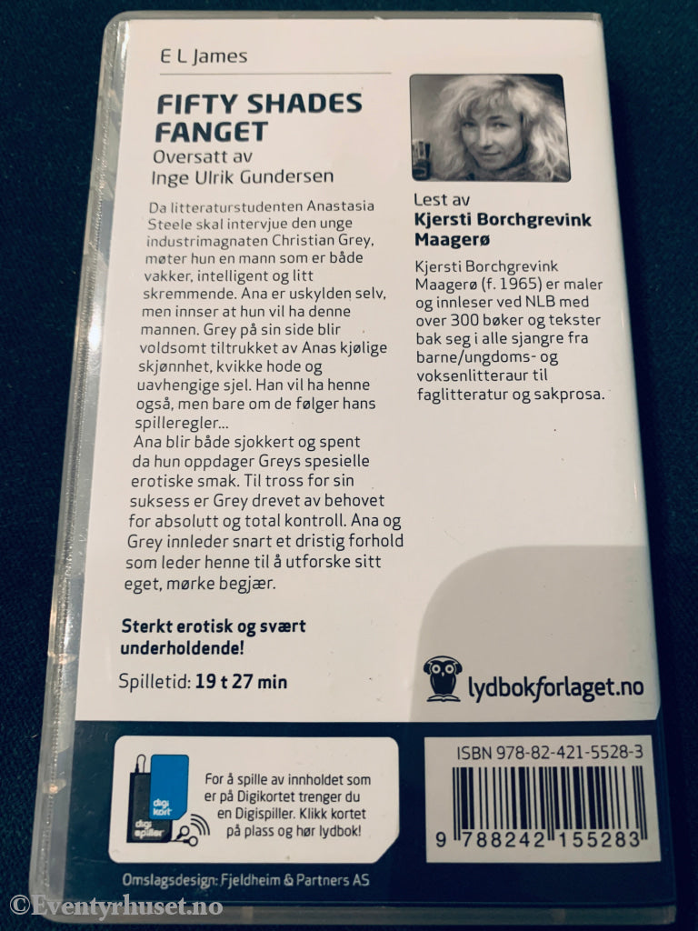 E L James. Fifty Shades - Fanget. Lydbok På Digikort.