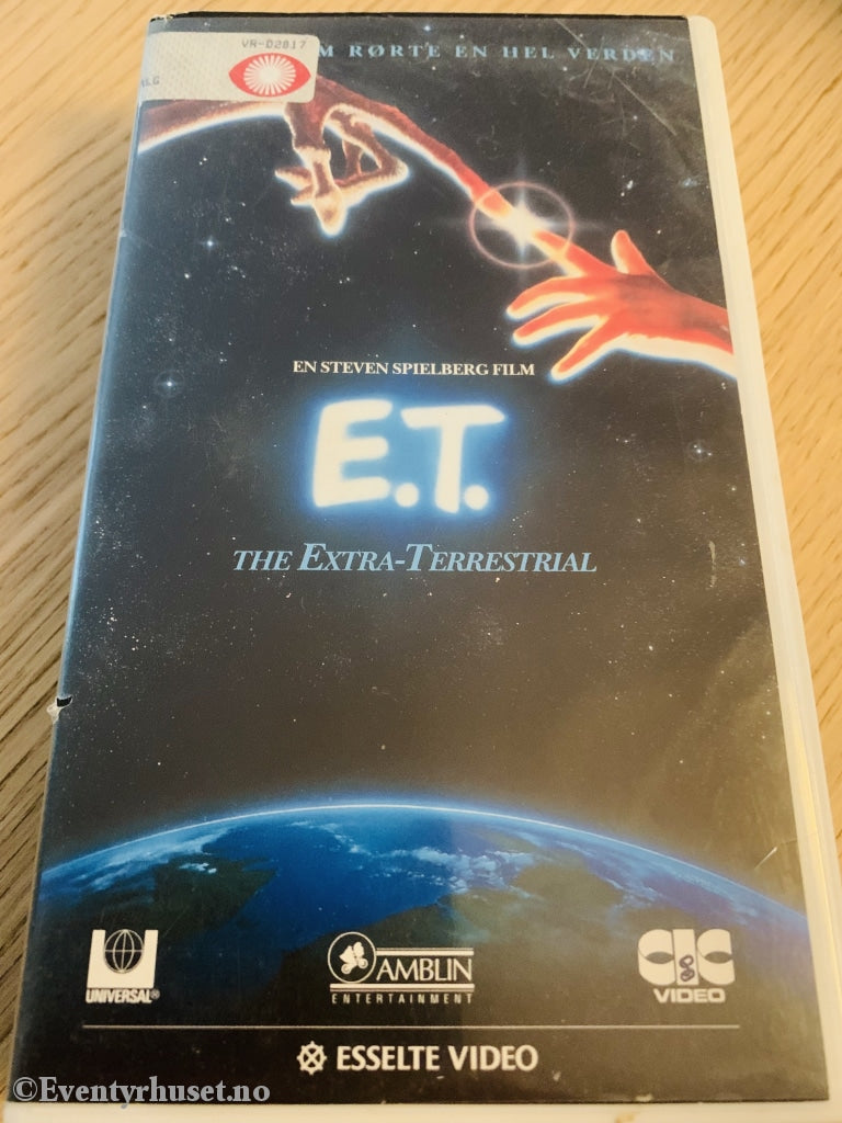 E. T. 1982. Vhs. Vhs