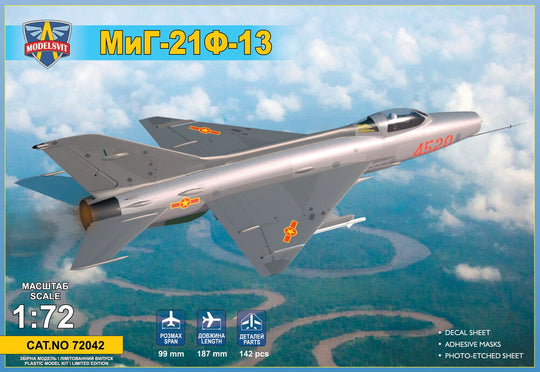 MiG-21F-13 supersonic jet fighter