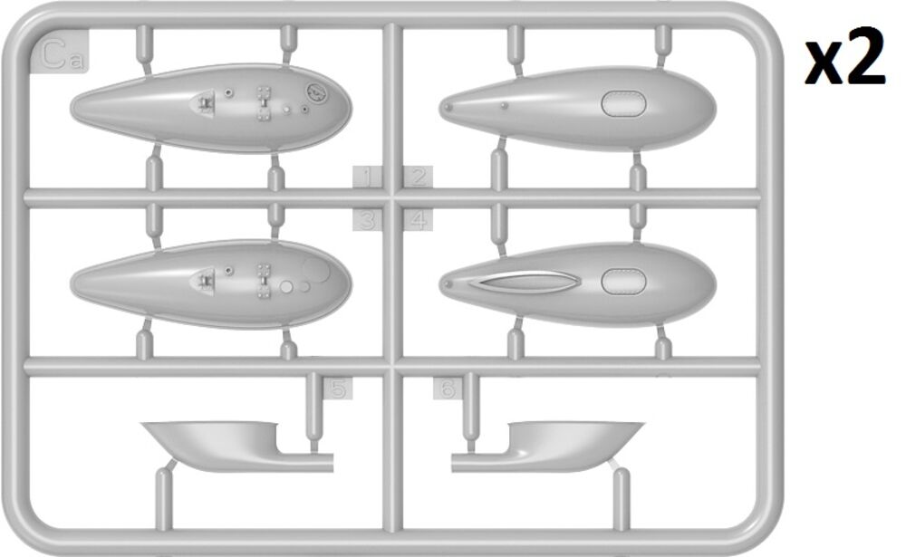 P-47M Thunderbolt. Dorsal Fin. Advanced Kit