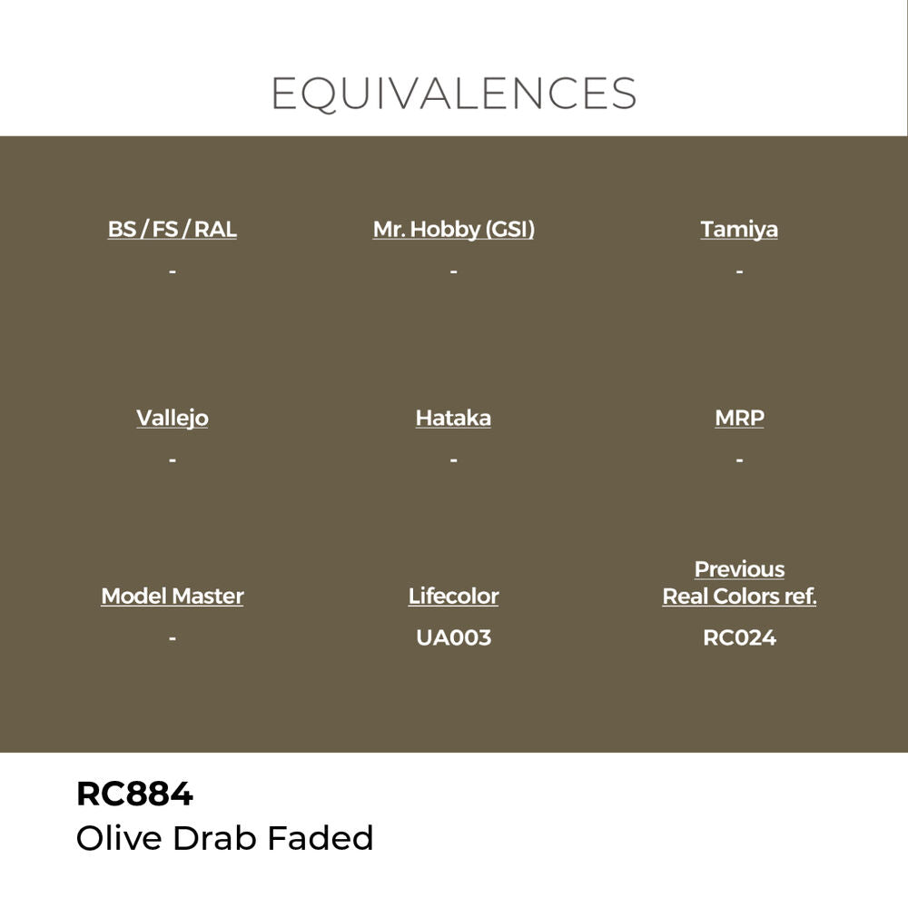 Real Colors: Olive Drab Faded 17 ml.