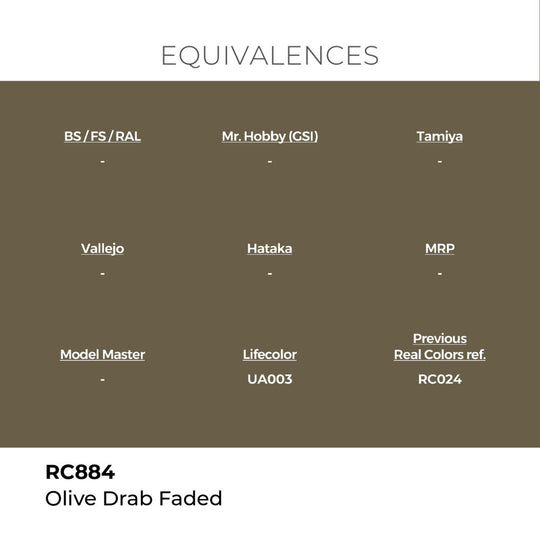 Real Colors: Olive Drab Faded 17 ml.