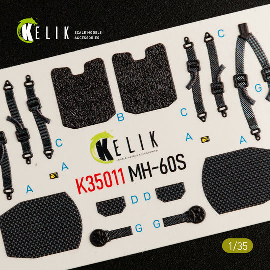 MH-60S Knight Hawk interior 3D decals for Kitty Hawk / Zimimodel kit