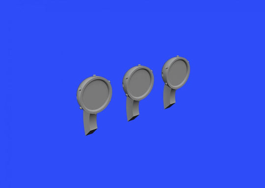 P-51D rear view mirrors for Airfix
