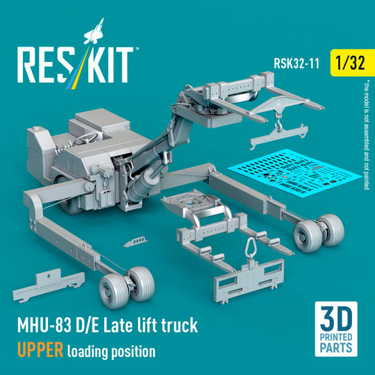 MHU-83 D/E Late lift truck UPPER loading position (3D Printed model kit)