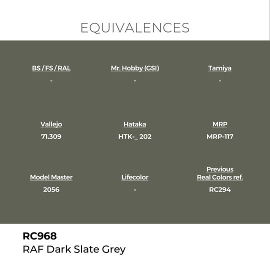 Real Colors: RAF Dark Slate Grey 17 ml.