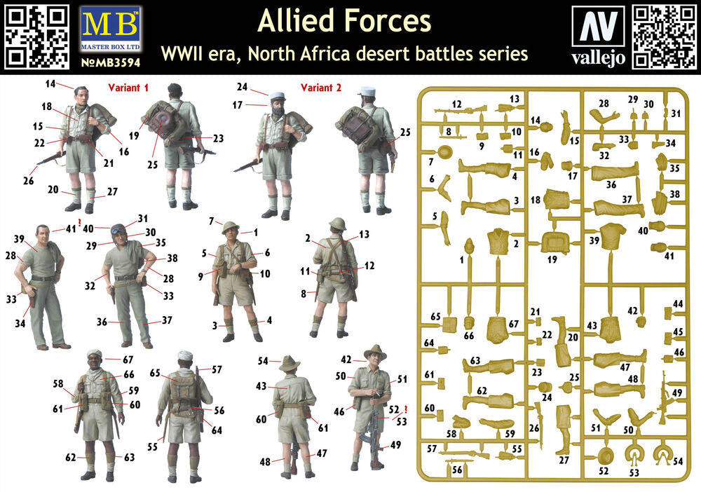 Allied Forces. N.Africa desert battles.s