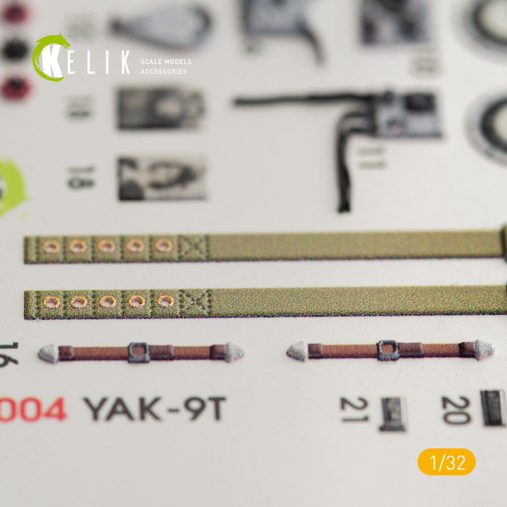 Yak-9T interior 3D decals for ICM kit