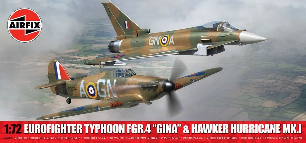 Twin Pack - Eurofighter Typhoon FGR.4 (GINA) + Hawker Hurricane Mk.I