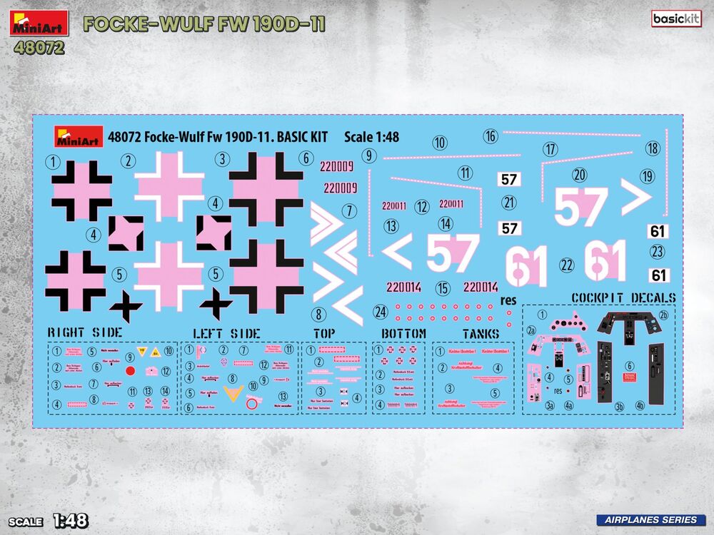Focke-Wulf Fw 190D-11. Basic Kit