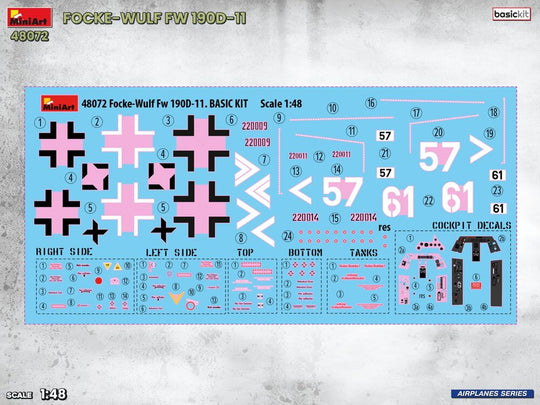 Focke-Wulf Fw 190D-11. Basic Kit