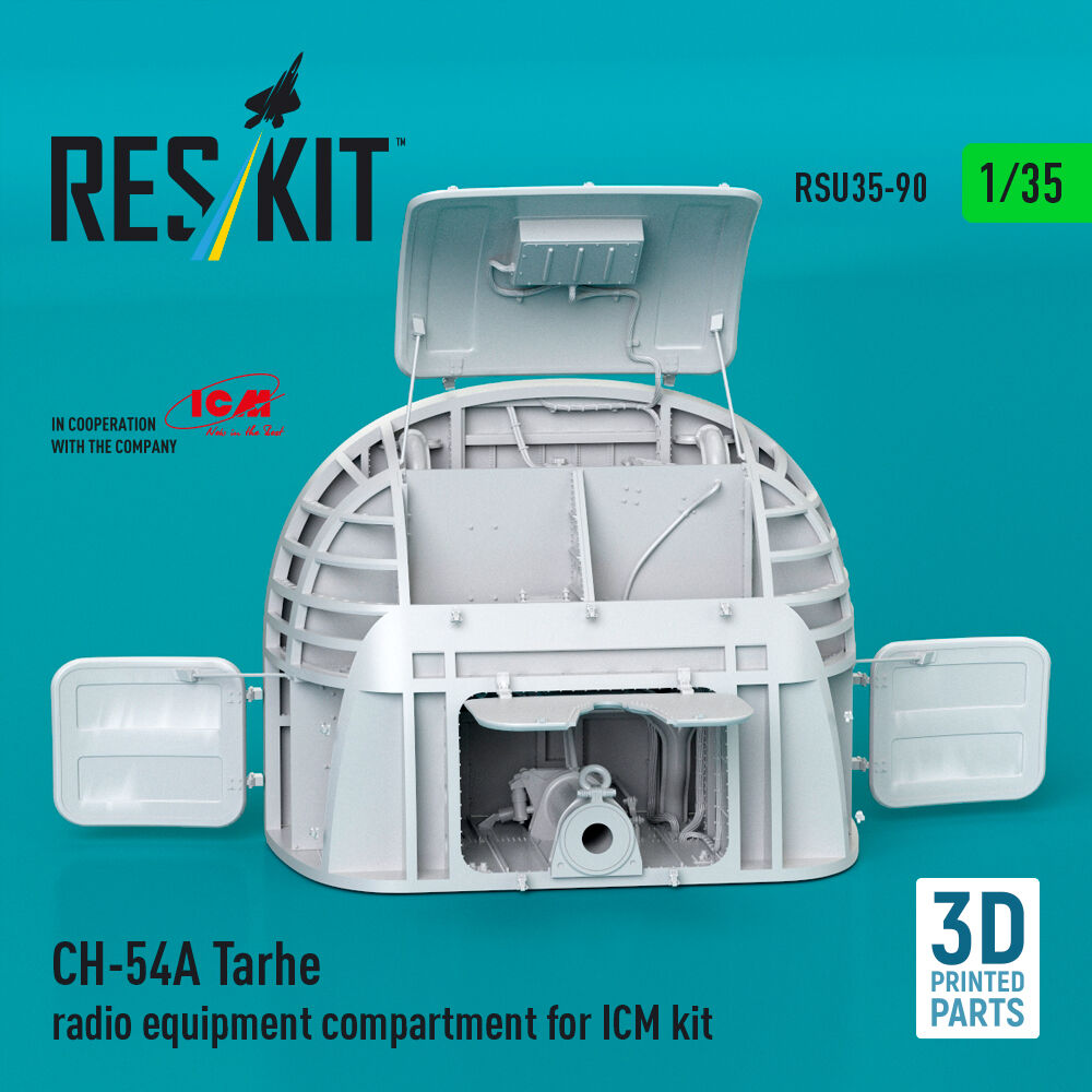 CH-54A Tarhe radio equipment compartment (3D Printed) for ICM