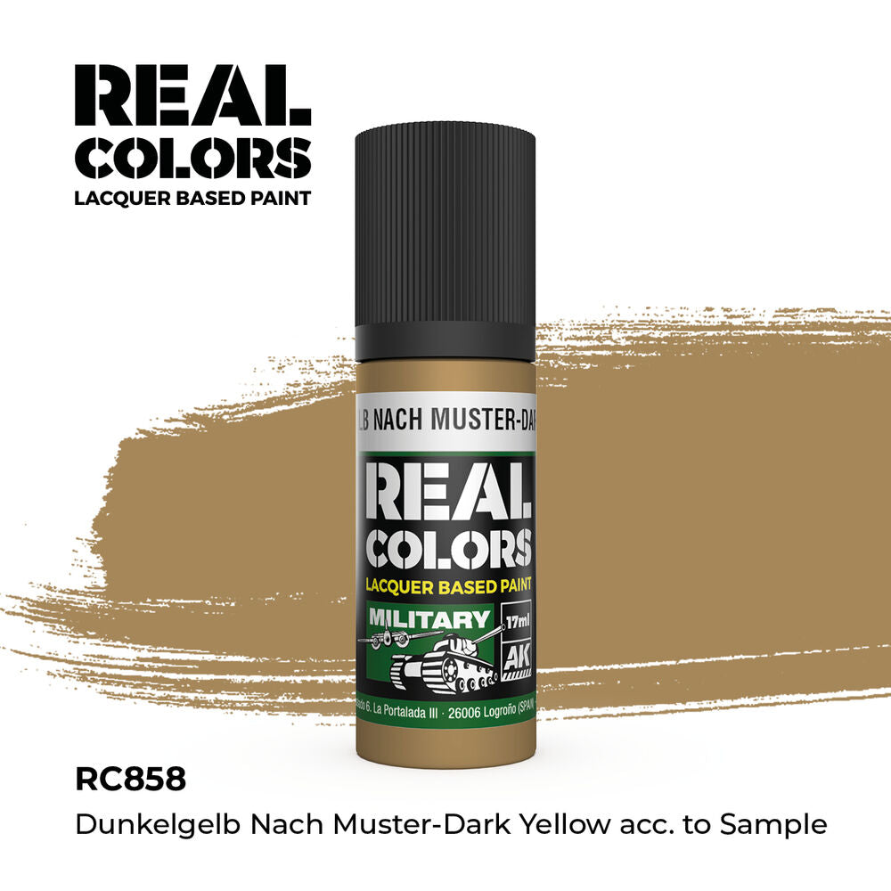 Real Colors: Dunkelgelb Nach Muster-Dark Yellow acc. to Sample