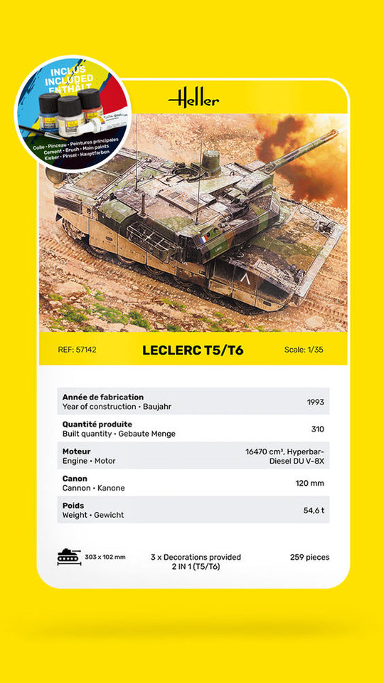 STARTER KIT Leclerc T5/T6