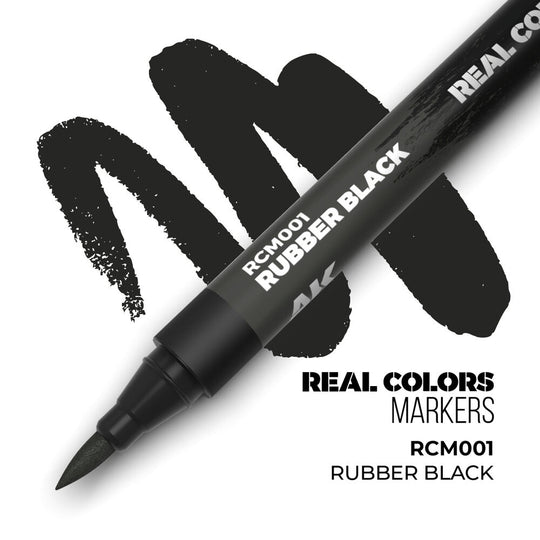 Real Colors Markers: RUBBER BLACK