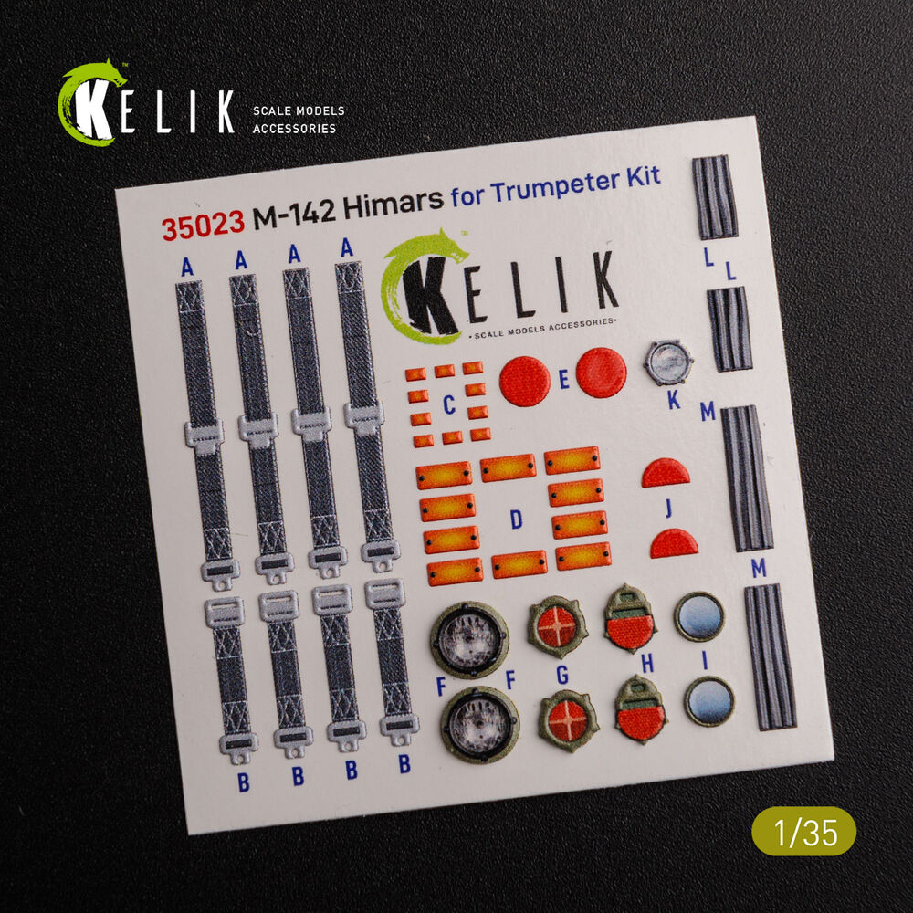 M142 HIMARS - Interior 3D Decal and classic Decal for Trumpeter kit