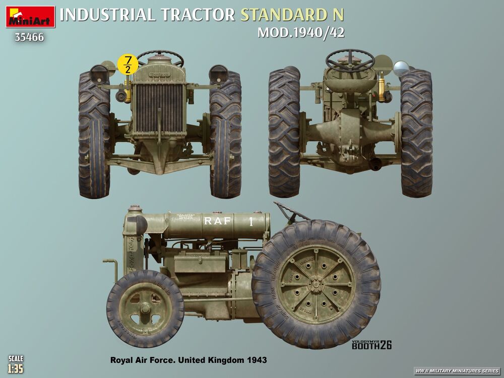 Standard N Industrial Tractor. Mod.1940/42